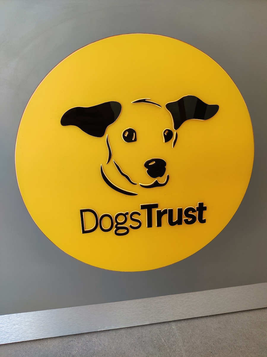 Design, manufacture and installation of new bespoke reception desk for Dogs Trust Salisbury