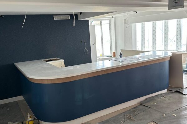Manufacture and Installation of bespoke fitted furniture for BVUK 
