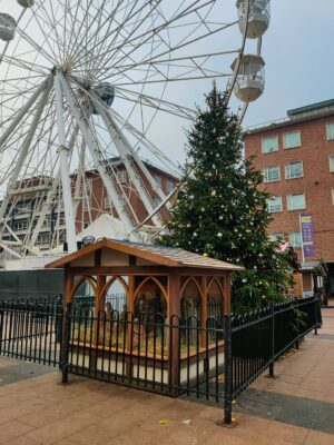 Building of Coventry City Centre Nativity Crib