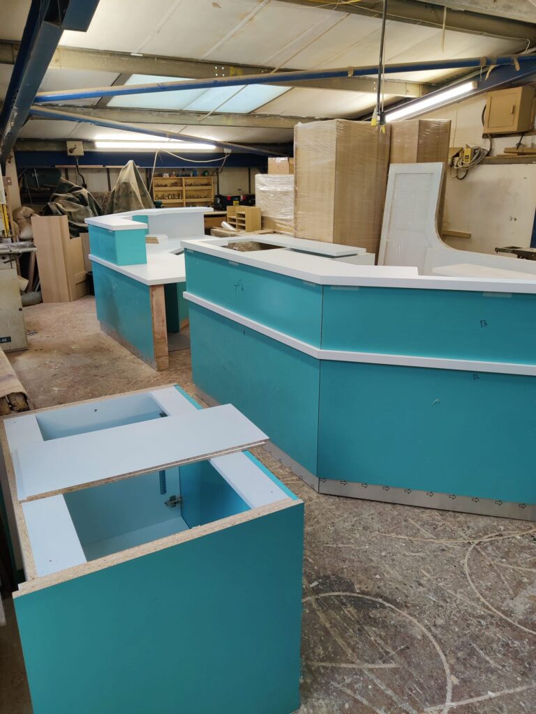 All hands on deck for a busy summer at JFW Ltd Cabinetmakers