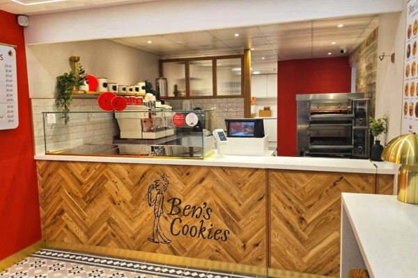 JFW Ltd: Crafting Custom shop fit furniture for Ben's Cookies London Store