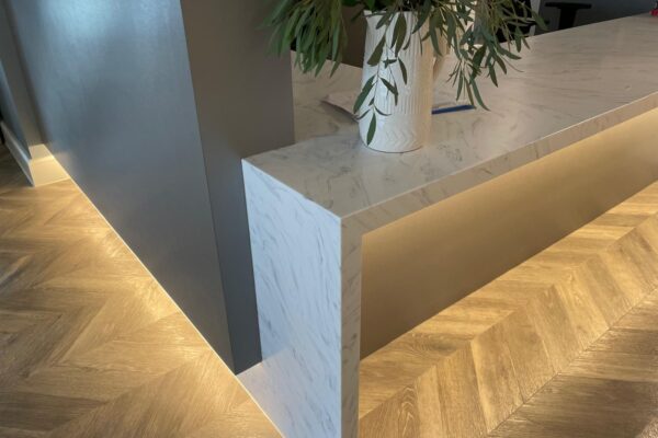 Elegant Reception Desk for Olney Meadows Care