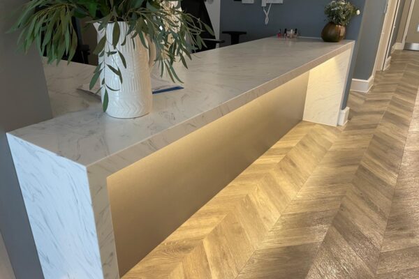 Elegant Reception Desk for Olney Meadows Care