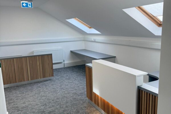 Bespoke Meet and Greet Reception Desk for NHS Property Services