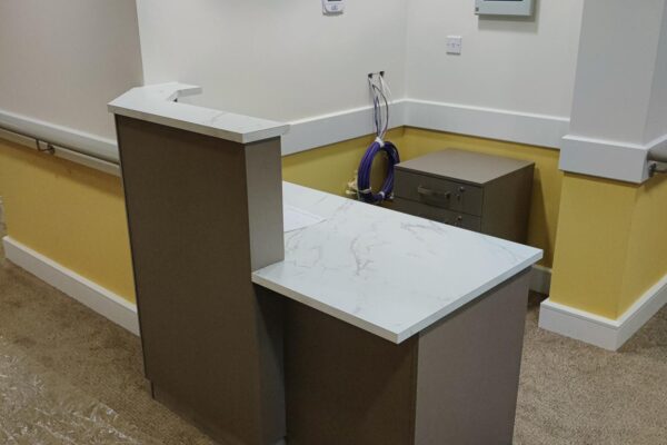 Custom Furniture manufacture and Installation for Eversley Lodge Nursing Home