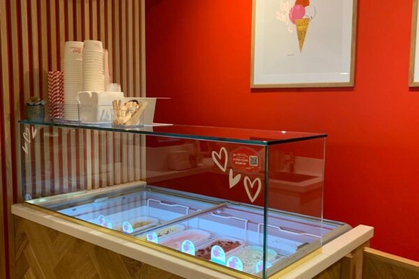 Bespoke Shop Refurbishment furniture for Ben’s Cookies in Bath by JFW Ltd Cabinetmakers