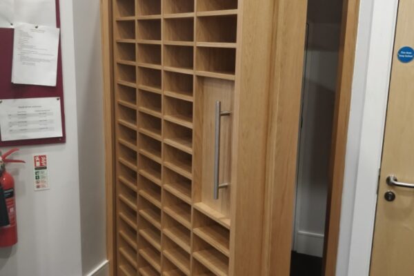 Creative Storage Solutions: A Bookcase Door for Bromsgrove School - A Look Back at a Unique Project