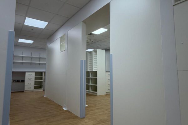 Bespoke Healthcare Furniture & Cabinets for NHS Pharmacy Project – Warwick Hospital
