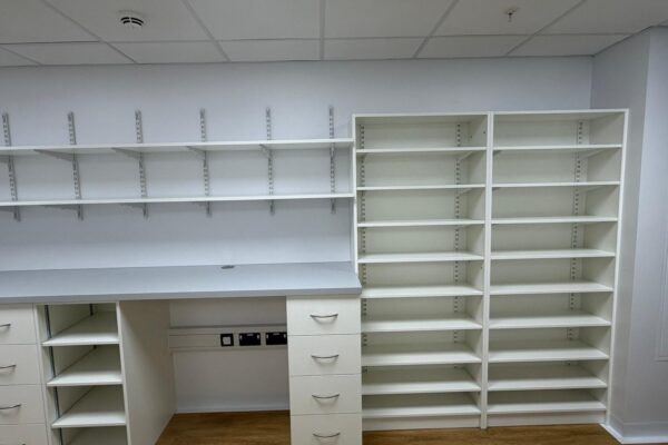 Bespoke Healthcare Furniture & Cabinets for NHS Pharmacy Project – Warwick Hospital
