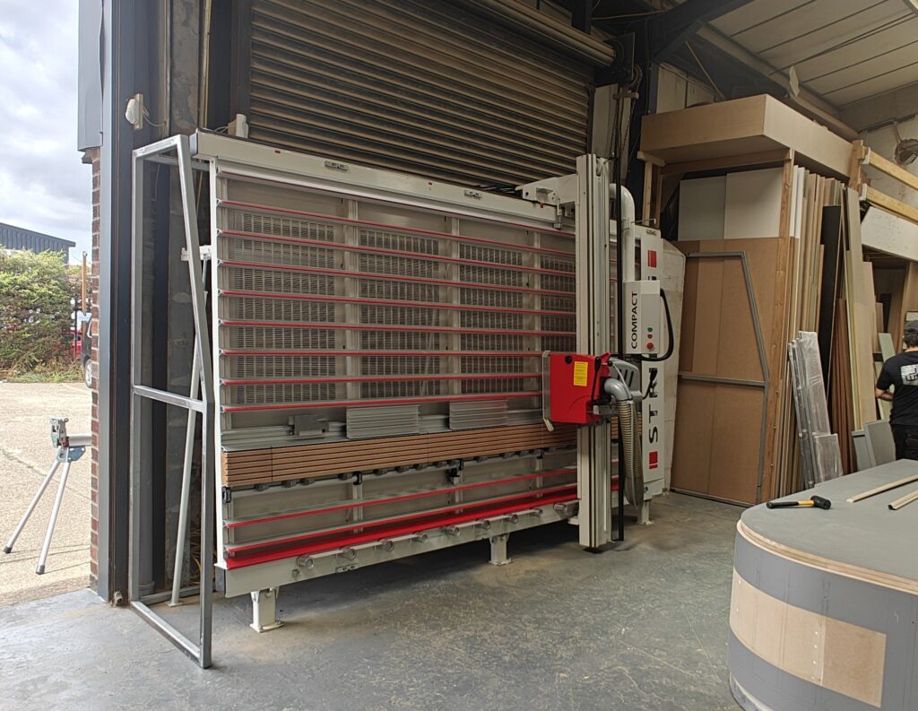 New vertical wall saw in the JFW Cabinetmakers workshop