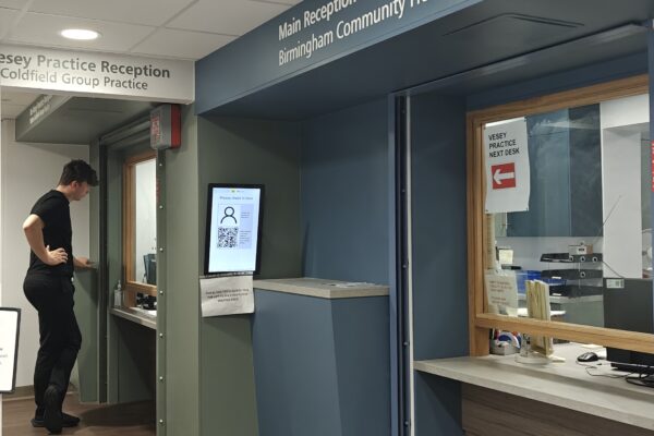 Bespoke reception furniture at Sutton Cottage Hospital